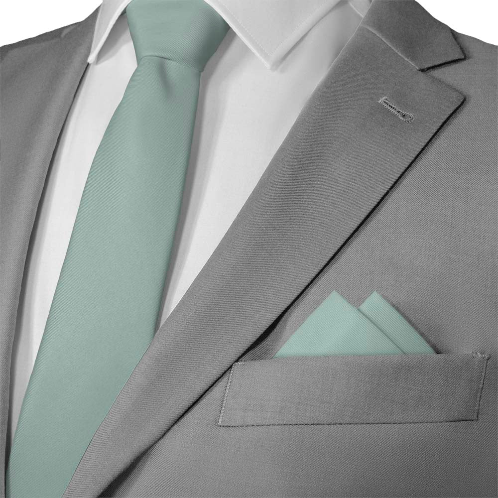 Azazie Aqua Pocket Square