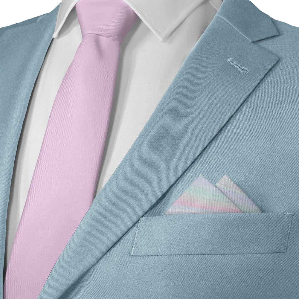 Color Warp Pocket Square - Matching Tie - Knotty Tie Co. 