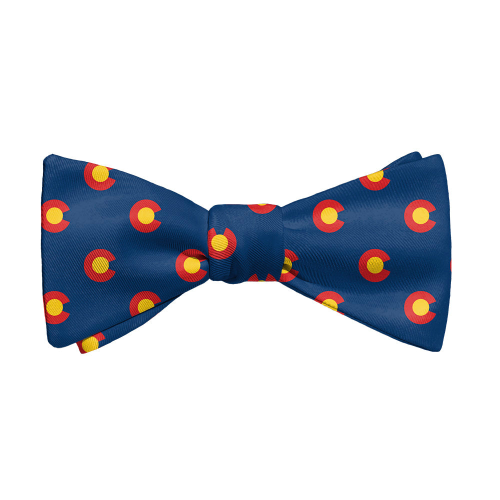 Colorado Flag Bow Tie - Adult Standard Self-Tie 14-18" - Knotty Tie Co.