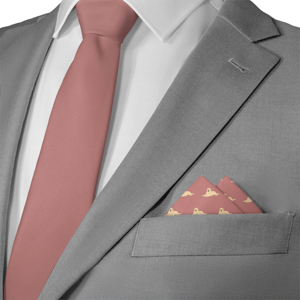 Labrador Retriever Pocket Square - Matching Necktie- Knotty Tie Co.